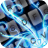 GO Keyboard Blue Neon icon