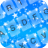 GO Keyboard Blue Stars icon