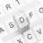 GO Keyboard Flat White Theme icon