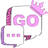 GO SMS Pretty PINK Princess icon