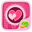 GO SMS Stylish Pink version 4.160.100.84