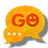 GO SMS Theme Orange Yellow icon