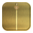 Gold Heart Zipper Screen Lock icon