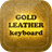 Descargar Gold Leather Keyboard