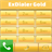 exDialer Gold HD Theme APK Download