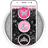 Pink Diva Zebra CM Theme icon