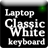 Laptop Keyboard Classic White icon