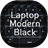 Laptop Keyboard Modern Black icon