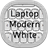 Laptop Keyboard Modern White 4.172.82.81