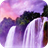 Lilac waterfall icon