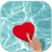Magic touch heart in water 1.3