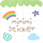 Mini Me sticky Go Launcher EX version 1.2