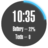 Blue Clock Mnml icon