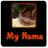 My Name Photo Neon icon