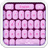 GO Keyboard Pink and Diamonds Theme 2.8