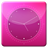 Pink Penthor HD Analog clock icon