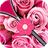 Pink Rose Zip Lock icon