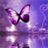 Purple Butterfly Reflected In Water Live Wallpaper icon