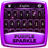 Descargar GO Keyboard Purple Sparkle Theme