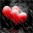 Rain On Red Hearts Live Wallpaper icon