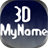 Real 3D MyName Lwp icon
