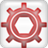 Red and White GO Launcher EX icon