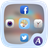 Simple color theme ABC launcher icon