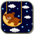 Sleeping teddy bear icon