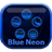 Smart Launcher Blue Neon APK Download