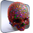 Skull with Cube Live Wallpaper icon