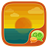 Summer Sunset GO SMS icon
