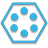 Stamped Holo Blue - Hexagon APK Download
