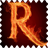 The fiery letter R 1.0