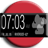 black sense 5 clock icon