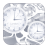 White Clock Lite icon