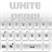 White Pearl Keyboard icon