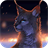 Wild cat icon