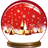 Snowflake Crystal Ball icon
