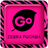 Zebra Fuchsia Go Keyboard version 1.2