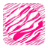 Zebra Keypad Pink Keyboard icon
