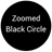 Zoomed Black Circle icon