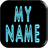 3D My Name Neon Live Wallpaper icon