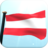 Austria Flag 3D Free icon