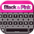 Black and Pink Keyboard Theme version 1.1