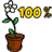 Beautiful Flower Battery Widget icon