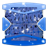 Blue Drops Galaxy icon