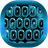 Blue Keyboard Glow GO icon