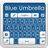 GO Keyboard Blue Umbrella Theme icon