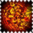 Colorful fireball icon