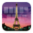 Eiffel Paris Glow Keyboard icon